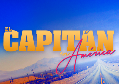 Portada de El capitán en América